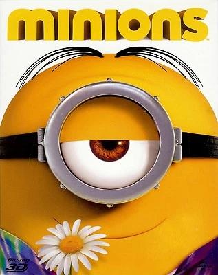 Minions 3D Limited Edition MetalPak SteelBook w/Slip; Region Free Taiwan Import - Image 1 of 2