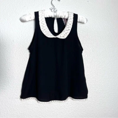 Mauve Peter Pan Crochet Collar Retro Inspired Size XS Whimsigoth Cosplay Pinup - Image 1 of 4