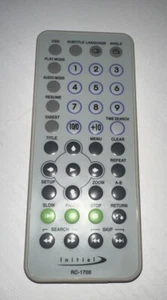 Initial Portable DVD, Remote Control RC-1700, DVD5820, DVD9510, IDM9520, IDM835 - Picture 1 of 2
