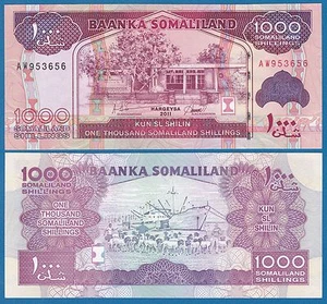 Somaliland 1000 Shillings P 20a 2011 UNC ( P 20 a ) - Picture 1 of 1