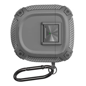 Grey Shockproof Case Cover w/ Clip For Bose QuietComfort Earbuds II/Ultra ff - Picture 1 of 6