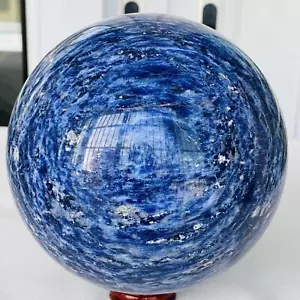 Blauer Sodalith Kugel Kugel Heilkristall Natur Edelstein Quarz Stein 3220G - Bild 1 von 12