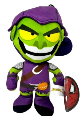 Green Goblin Plush Stuffed Toy 8 inch Marvel Spider Man NEW with tag - Image 1 of 4