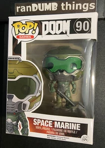 Funko Pop! Space Marine #90 - Doom + PROTECTOR - Ships from NJ - Picture 1 of 11