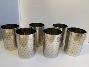 IKM Stainless Steel Glass Laser Design for Drinkware (3.75 inch) set of 6 - Picture 1 of 4