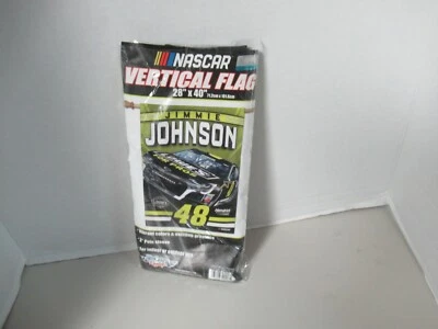 Jimmie Johnson #48 ALLY 垂直横幅旗帜 28 英寸 x 40 英寸国旗全新带盒 — 第 1/4 张图片