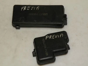 TOYOTA PREVIA 2002 LHD FUSE BOX 2X COVER LID 8262228030 8266228020 - Picture 1 of 5