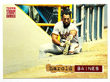 HOFer HAROLD BAINES Baltimore Orioles 1994 Topps Stadium Club Baseball Card #16