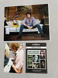 CARL CARLTON  In-person signed Foto 20x25 Autogramm autograph + Foto + Karte - Bild 1 von 1