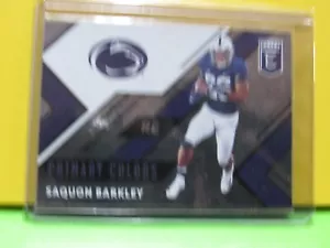 2018 SAQUON BARKLEY PANINI ELITE FOOTBALL DRAFT PICKS ROOKIE CARD # 2 EAGLES . - Picture 1 of 1