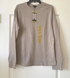 Banana Republic Sweater Mens M Medium Tan Knit Crew Pullover Cotton Blend - Picture 1 of 7