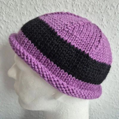 HERRENMÜTZE ROLLRAND SYLTER MÜTZE KU BIS 56-60 CM ALPAKA STRICK - Bild 1 von 4