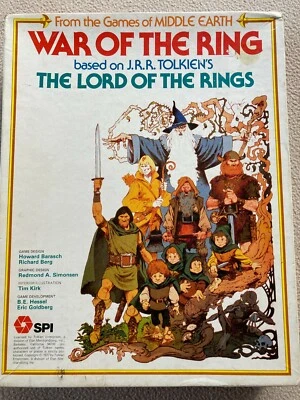 War of the Ring SPI 1977 edição personalizada Senhor dos Anéis inclui jogo original - Imagem 1 de 4