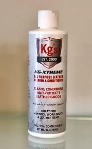 KG's  kg-xtreme all purpose leather cleaner & conditioner 8 fl.oz (236 ml) NEW ! - Picture 1 of 2