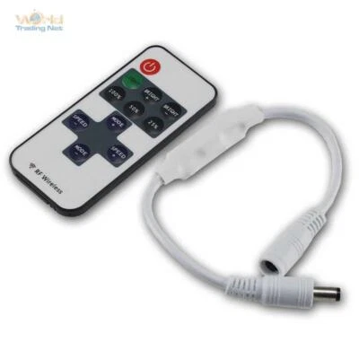 Mini LED Funk-Controller, Dimmer/Schalter mit Fernbedienung, 12-24V, max 72W - Bild 1 von 4