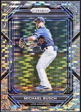 2023 Panini Prizm Baseball Pulsar Prizm Michael Busch - Los Angeles Dodgers