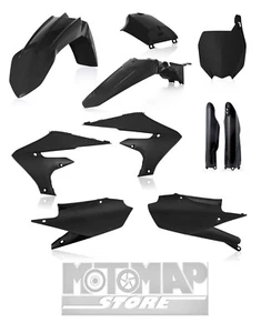 Full Kit Plastiche Carene Acerbis Yamaha YZF YZ F 250 450 2020 2021 Nero - Foto 1 di 1