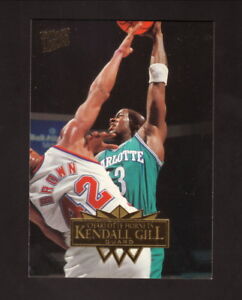 Kendall Gill--Charlotte Hornets--1995-96 Fleer Ultra Basketball Card