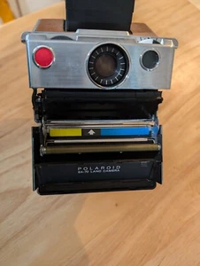 EDIT - FINISH Macchina fotografica terrestre Polaroid vintage SX-70 SX70 - Foto 1 di 9