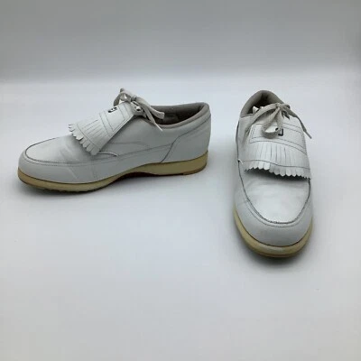 Zapatos de golf FootJoy FJ Kiltie para mujer 53884 blancos talla 9 Foto 1 de 4