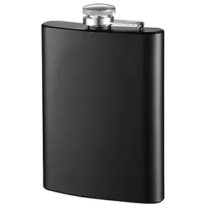 Botella Térmica De Acero Inoxidable A Prueba De Fugas 8oz 230 ML Negro Mate - Imagen 1 de 5