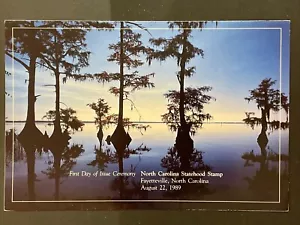 1989 North Carolina Statehood First Day Ceremony Program Sc# 2347 - Picture 1 of 3