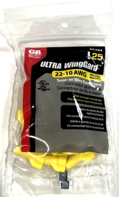 Проволочные гайки Ultra Wingard 25-084 Gardner Bender 22-10 AWG (10, 25 упаковок) (250 шт.) - Изображение 1 из 3