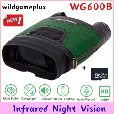 WG600B Infrared Night Vision Goggles Optical 1080P Hunting Binoculars Telescope - Image 1 of 4