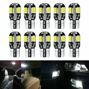 LED T10 194 168 W5W Canbus White Dome License Side Marker Light Bulb 6000K x10 - Picture 1 of 12