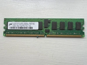 Micron 512MB DDR2-400 CL3 RDIMM 240-Pin ECC Registered Memory Module - Picture 1 of 1