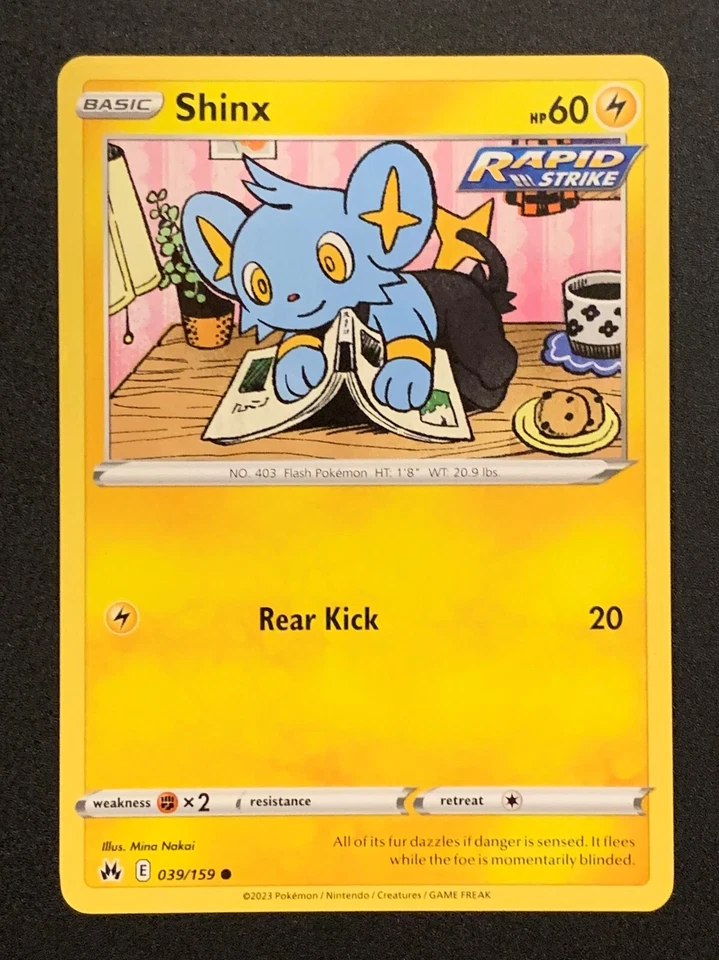 Shinx | 039/159 |  Common | SWSH: Crown Zenith | Pokemon TCG - Image 1 of 3