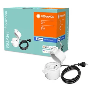 Ledvance Smart+ Plug Steckdose außen IP44 Weiß App Google Alexa Apple Bluetooth - Afbeelding 1 van 4