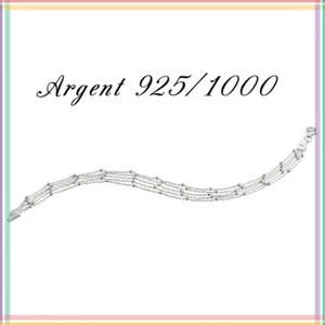 Bracelet 5 rangs à perles, En Argent 925/1000. Réf: BR0746S - Picture 1 of 1