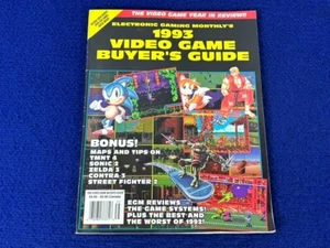 1993 Video Game Buyer's Guide EGM Electronic Gaming Monthly (PKM055016) - Picture 1 of 9