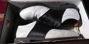 Nike 183232-101 Course Air Accel Comfort Leather Golf Shoes 9 in Box - Bild 1 von 7