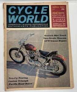 March 1964 CYCLE WORLD vintage motorcycle magazine Parilla Road Racer Triumph - Picture 1 of 5
