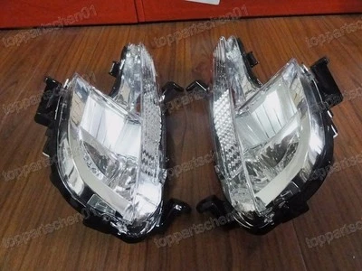 1 пара прозрачных противотуманных фар переднего бампера для Peugeot 508 2011-2014 - Изображение 1 из 3