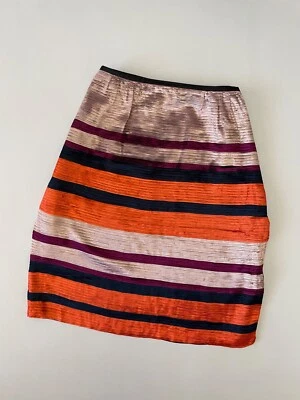 Faldas DRIES VAN NOTEN Forradas Multicolor Rayas Mezcla Viscosa Talla 42 Foto 1 de 4