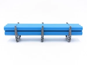 [Exclusivo] Juego de pipas Milwaukee Flyer para góndolas American Flyer - tubos azules - Imagen 1 de 2