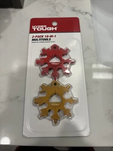 Hyper Tough (42198) 2-Pack 18-in-1 Snowflake Shape Multitool, Red & Yellow🆕 - Picture 1 of 2