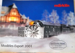 Folleto Märklin Modelos Export 2001, Modèles Export 2001 ,   Francés - Imagen 1 de 1