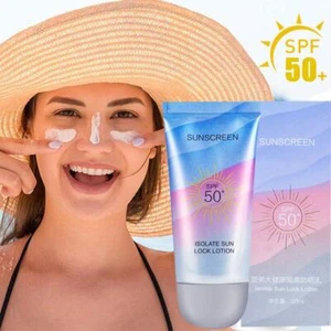 Sunscreen UV Protection Cream SPF50+ Long Lasting Sweatproof Lotion 60g*1 T8F9 - Picture 1 of 11