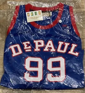 George Mikan NEW THROWBACK Depaul University NCAA Jersey - Picture 1 of 4