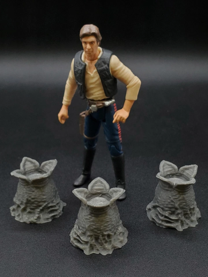 3 HUEVOS XENOMORFOS ALIENÍGENAS PERSONALIZADOS PARA 1/18 3.75" FIGURA STAR WARS DIORAMA (H38) Foto 1 de 1