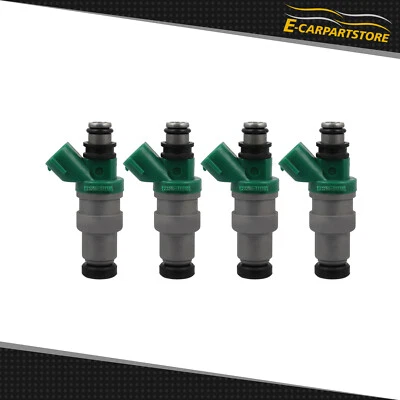 4*Fuel Injectors For 1998-1995 Toyota Paseo Tercel 1.5L I4 23250-11110 - Image 1 of 4