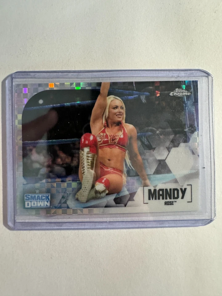 K216,772 - 2020 Topps Chrome WWE X-Fractors #42 Mandy Rose - Image 1 of 1