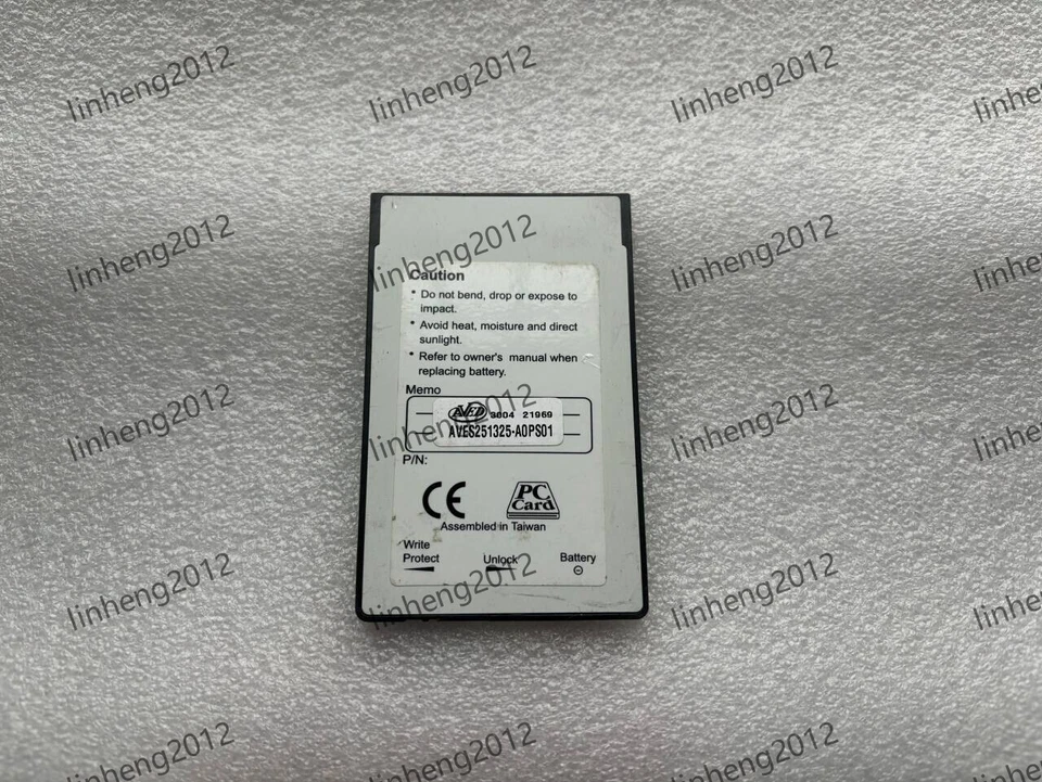 PRETEC PCMCIA SRAM  512KB   SRAM Card  ( no battery) - Image 1 of 3