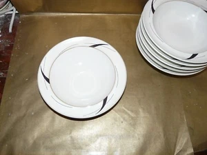 Denby Austernstränge Breitrand Müsli-/Suppenschüssel 9" Durchmesser - Bild 1 von 3