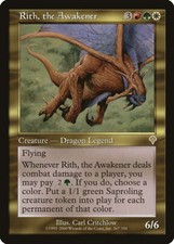 Rith, the Awakener Invasion PLD White Red Green Rare MAGIC MTG CARD ABUGames