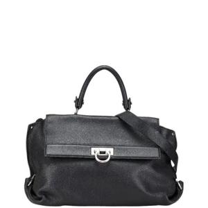 Salvatore Ferragamo Sofia Handbag Shoulder Bag 2WAY Women 【Used】 - Picture 1 of 10